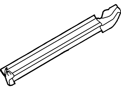 AL8Z-7G383-F Молдинг двері-скло