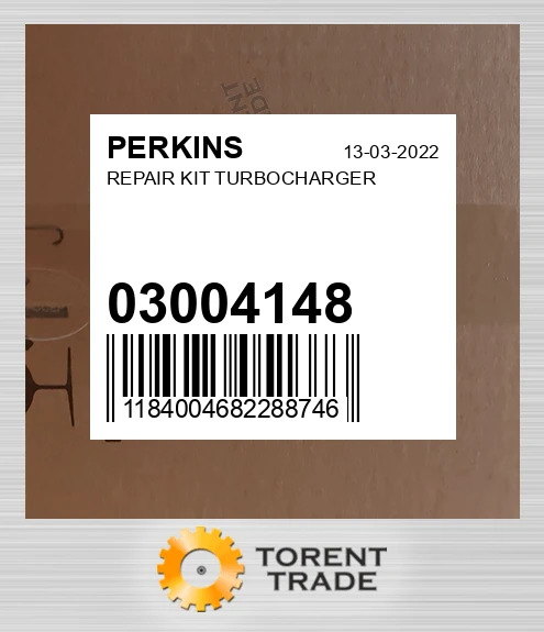 03004148 REPAIR комплект, Турбонагнітач PERKINS NEW AFTERMARKET
