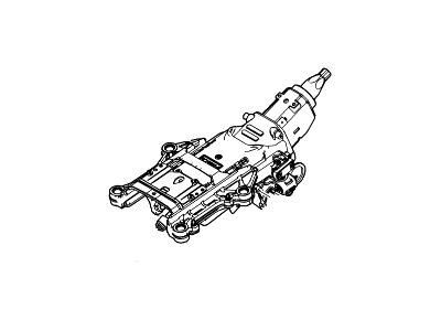 L1MZ-6A949-A Рульова колонка у зборі