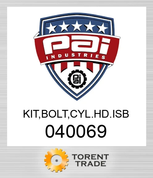 040069 Комплект, bolt, cylhdisb PAI INDUSTRIES