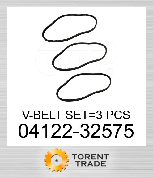 04122-32575 Комплект V-ременів = 3 шт KOMATSU