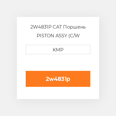 2W4831P CAT Поршень PISTON ASSY (C/W PIN+CLIPS)