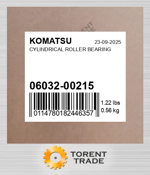 06032-00215  Циліндричний роликовий підшипник  KOMATSU