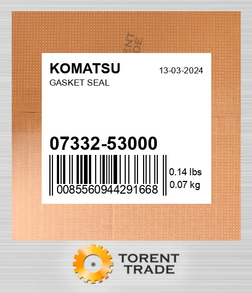07332-53000 Прокладка сальника KOMATSU