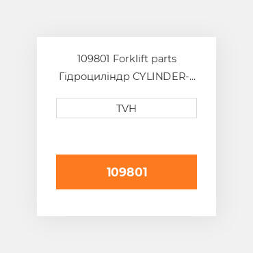 109801 Forklift parts Гідроциліндр CYLINDER- Brake Master