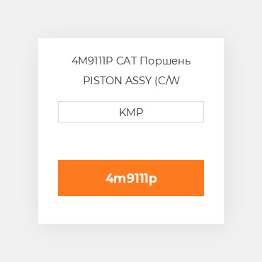 4M9111P CAT Поршень PISTON ASSY (C/W PIN+CLIPS)