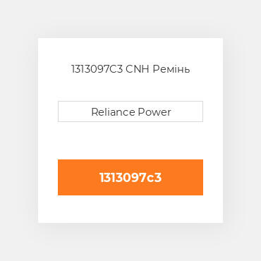 1313097C3 CNH Ремінь