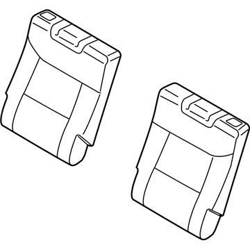 LC3Z-4022-A Чохол спинки заднього сидіння у зборі
