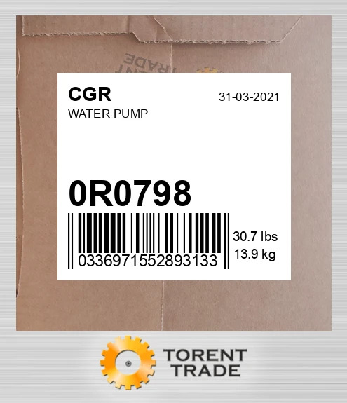 0R0798 Водяний насос CGR