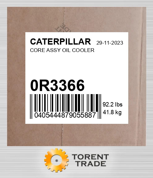 0R3366 Збірка ядра масляного охолоджувача CATERPILLAR