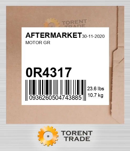 0R-4317 Група двигуна AFTERMARKET