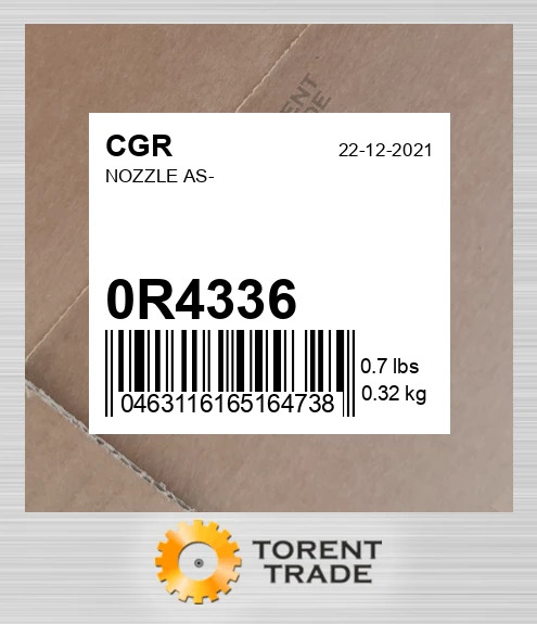 0R4336 Форсунка у складі- CGR
