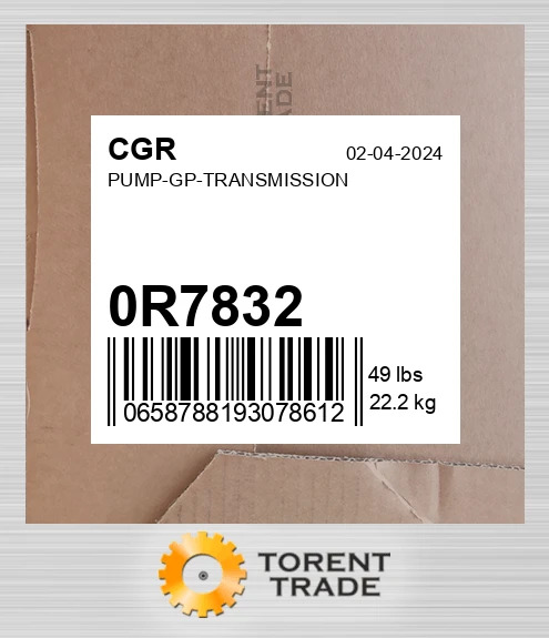0R7832 Група насоса трансмісії CGR