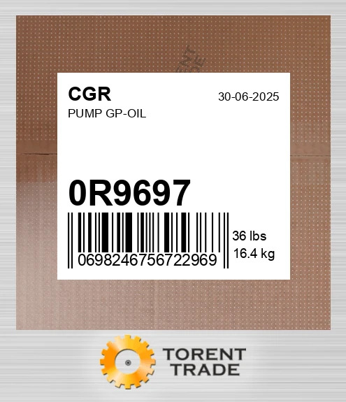 0R9697 Група масляного насоса CGR