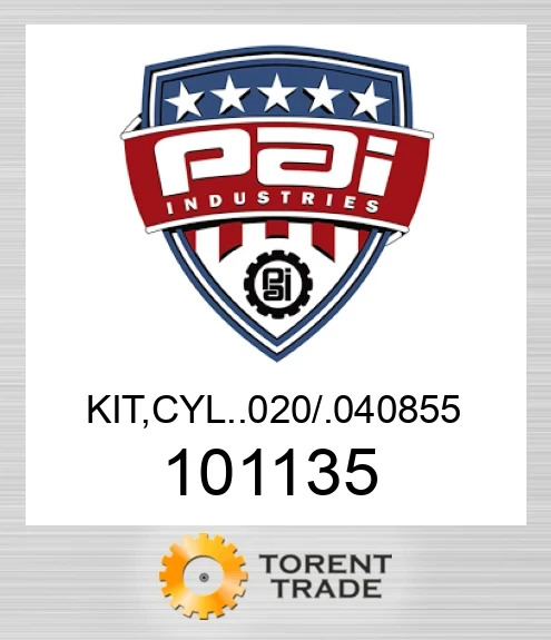 101135 Комплект, циліндр 020/. 040855 PAI INDUSTRIES