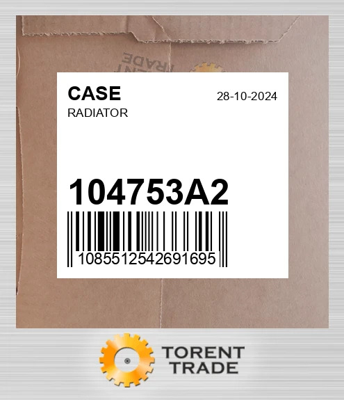 104753A2 Радіатор CASE NEW AFTERMARKET