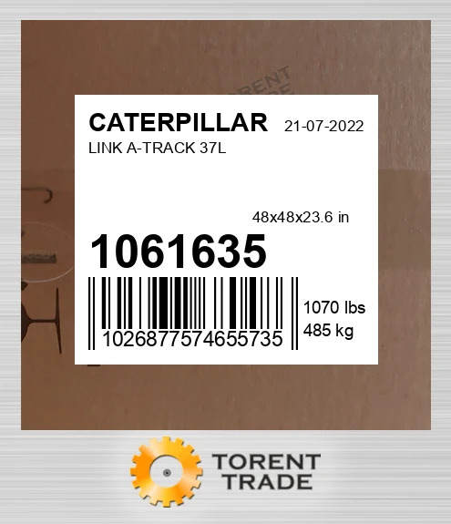 1061635 З'єднання A гусениці 37L CATERPILLAR