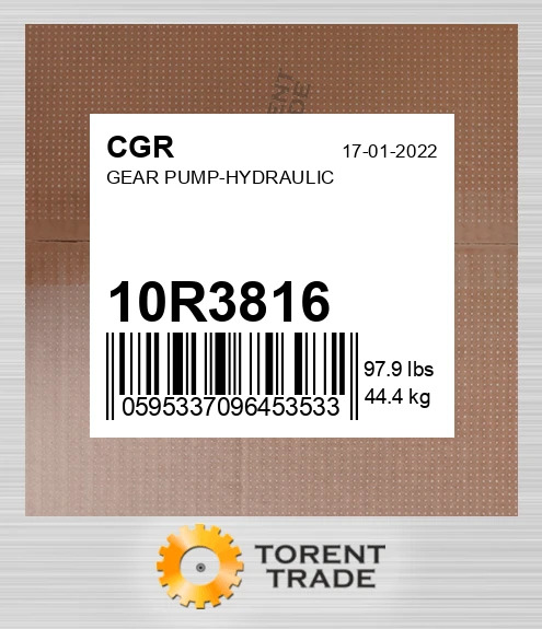 10R3816 Гідравлічний шестерний насос CGR