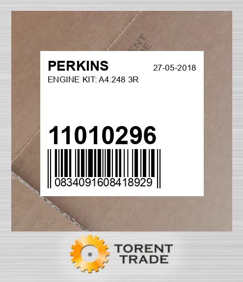 11010296 Комплект двигуна: A4.248 3R PERKINS NEW AFTERMARKET