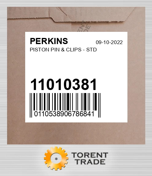 11010381 Поршень, палець і кліпси STD PERKINS NEW AFTERMARKET