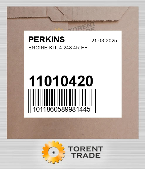 11010420 Комплект двигуна: 4.248 4R, FF PERKINS NEW AFTERMARKET