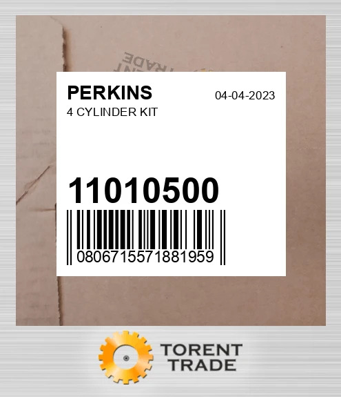11010500 Циліндр комплект 4 Циліндр PERKINS NEW AFTERMARKET