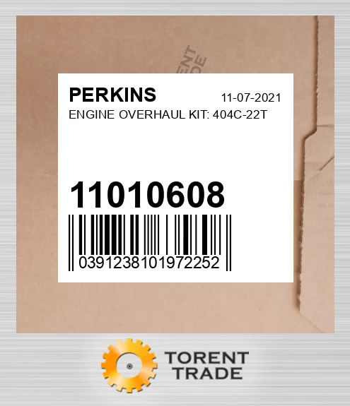 11010608 Капітальний ремонтний комплект двигуна: 404C-22T PERKINS NEW AFTERMARKET