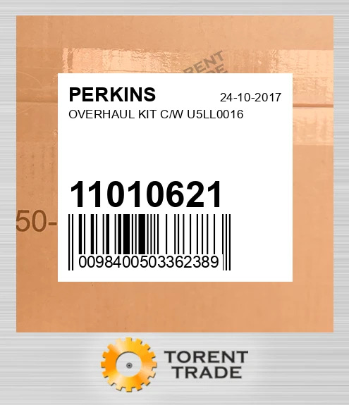 11010621 Капітальний ремонтний комплект C/W U5LL0016 PERKINS NEW AFTERMARKET