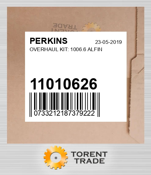 11010626 Капітальний ремонтний комплект: 1006.6 ALFIN PERKINS NEW AFTERMARKET