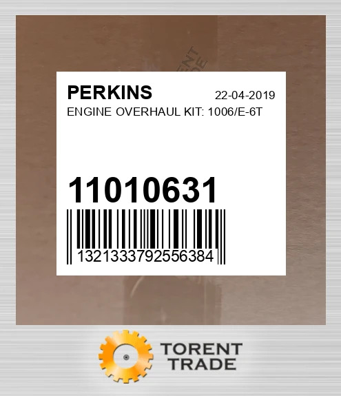 11010631 Капітальний ремонтний комплект двигуна: 1006/E-6T PERKINS NEW AFTERMARKET