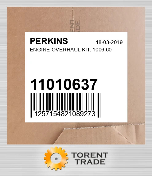 11010637 Капітальний ремонтний комплект двигуна: 1006.60 PERKINS NEW AFTERMARKET