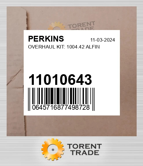 11010643 Капітальний ремонтний комплект: 1004.42 ALFIN PERKINS NEW AFTERMARKET