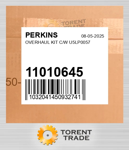 11010645 Капітальний ремонтний комплект C/W U5LP0057 PERKINS NEW AFTERMARKET
