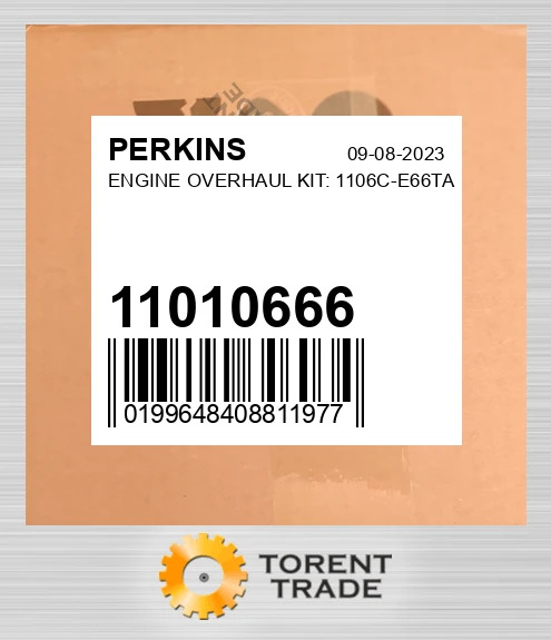 11010666 Капітальний ремонтний комплект двигуна: 1106C-E66TA PERKINS NEW AFTERMARKET