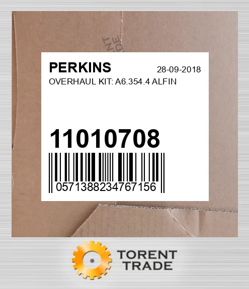 11010708 Капітальний ремонтний комплект: A6.354.4 ALFIN PERKINS NEW AFTERMARKET