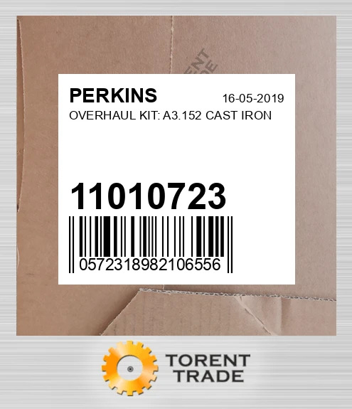 11010723 Капітальний ремонтний комплект: A3.152 CAST IRON PERKINS NEW AFTERMARKET