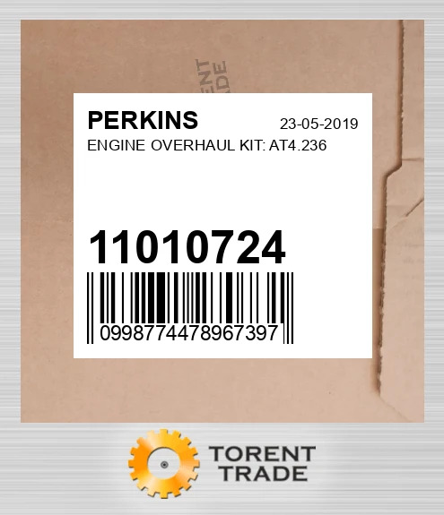 11010724 Капітальний ремонтний комплект двигуна: AT4.236 PERKINS NEW AFTERMARKET