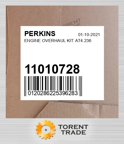 11010728 Капітальний ремонтний комплект двигуна: AT4.236 PERKINS NEW AFTERMARKET