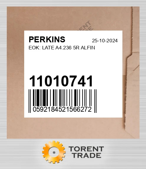 11010741 Капітальний ремонтний комплект: A4.236 5R, ALFIN PERKINS NEW AFTERMARKET
