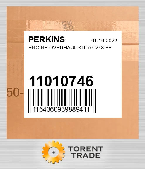 11010746 Капітальний ремонтний комплект двигуна: A4.248 FF PERKINS NEW AFTERMARKET