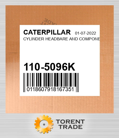 110-5096K Циліндр HEADBARE AND COMPONENTS CATERPILLAR NEW AFTERMARKET