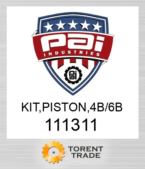 111311 Комплект,  поршень, 4 b/6 b PAI INDUSTRIES