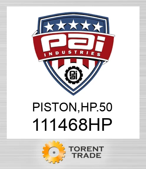 111468HP поршень. Високий тиск. 50 PAI INDUSTRIES