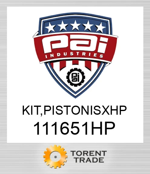 111651HP Комплект, pistonisxhp PAI INDUSTRIES