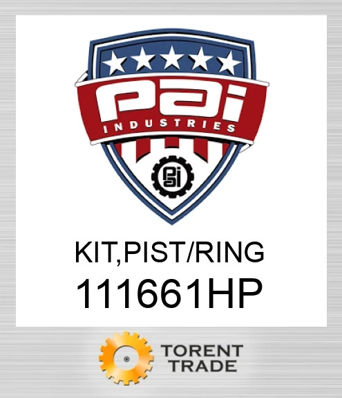 111661HP Комплект, pist/кільце PAI INDUSTRIES