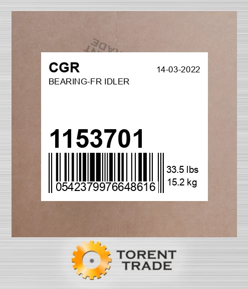 1153701 Передній підшипник натягувача CGR