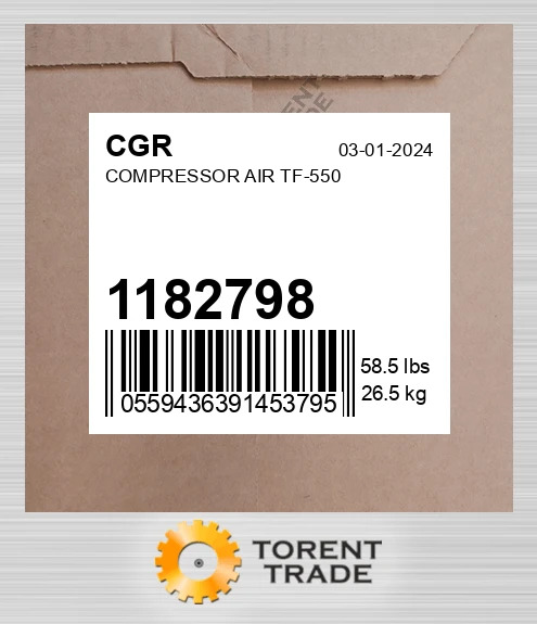 1182798 Повітряний компресор TF-550 CGR