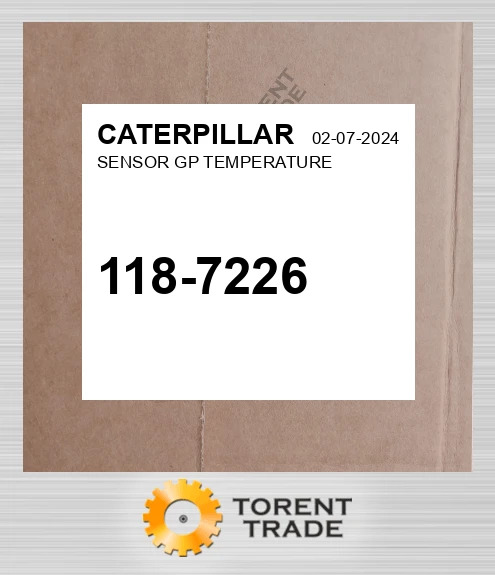 1187226 Датчик GP TEMPERATURE CATERPILLAR NEW AFTERMARKET
