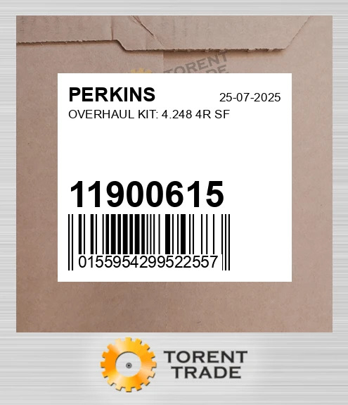 11900615 Капітальний ремонтний комплект: 4.248 4R, SF PERKINS NEW AFTERMARKET