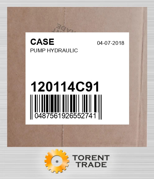 120114C91 Гідравлічний Насос CASE NEW AFTERMARKET